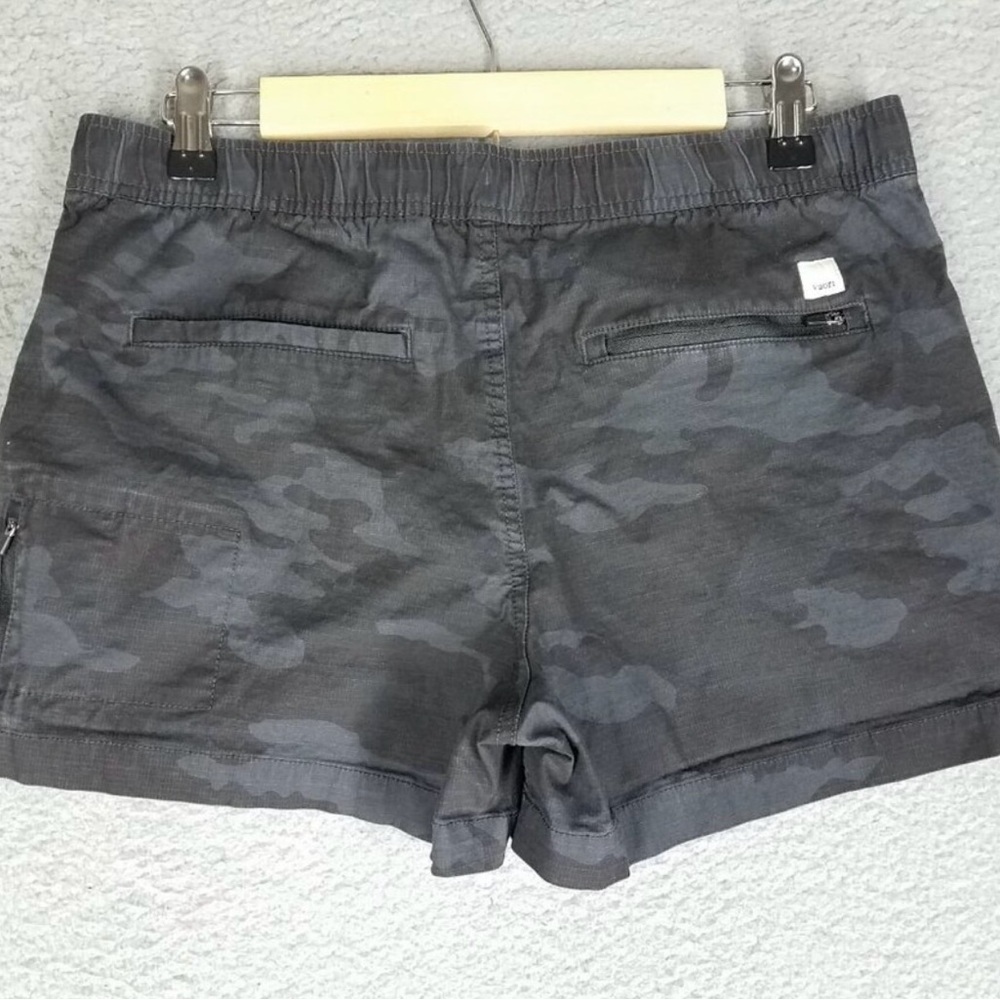VUORI Women’s Ripstop shorts black/gray camo sz small - Picture 2 of 6